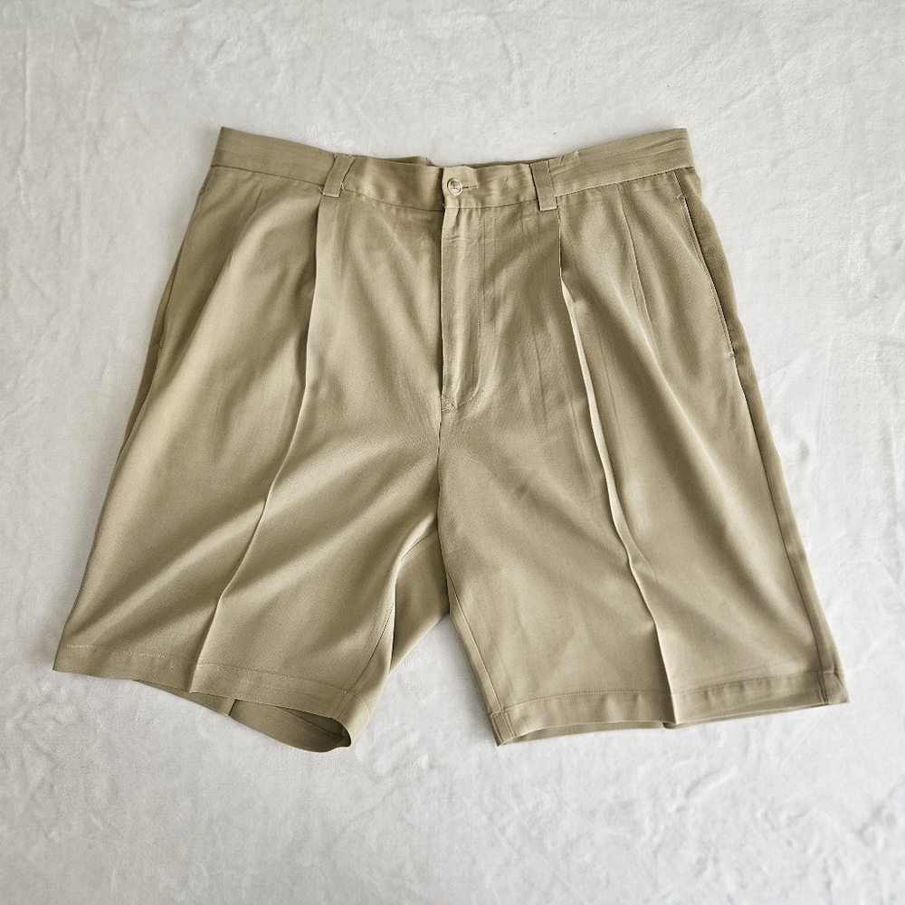 Tommy Bahama Relax Silk Chino Shorts Khaki Size 36